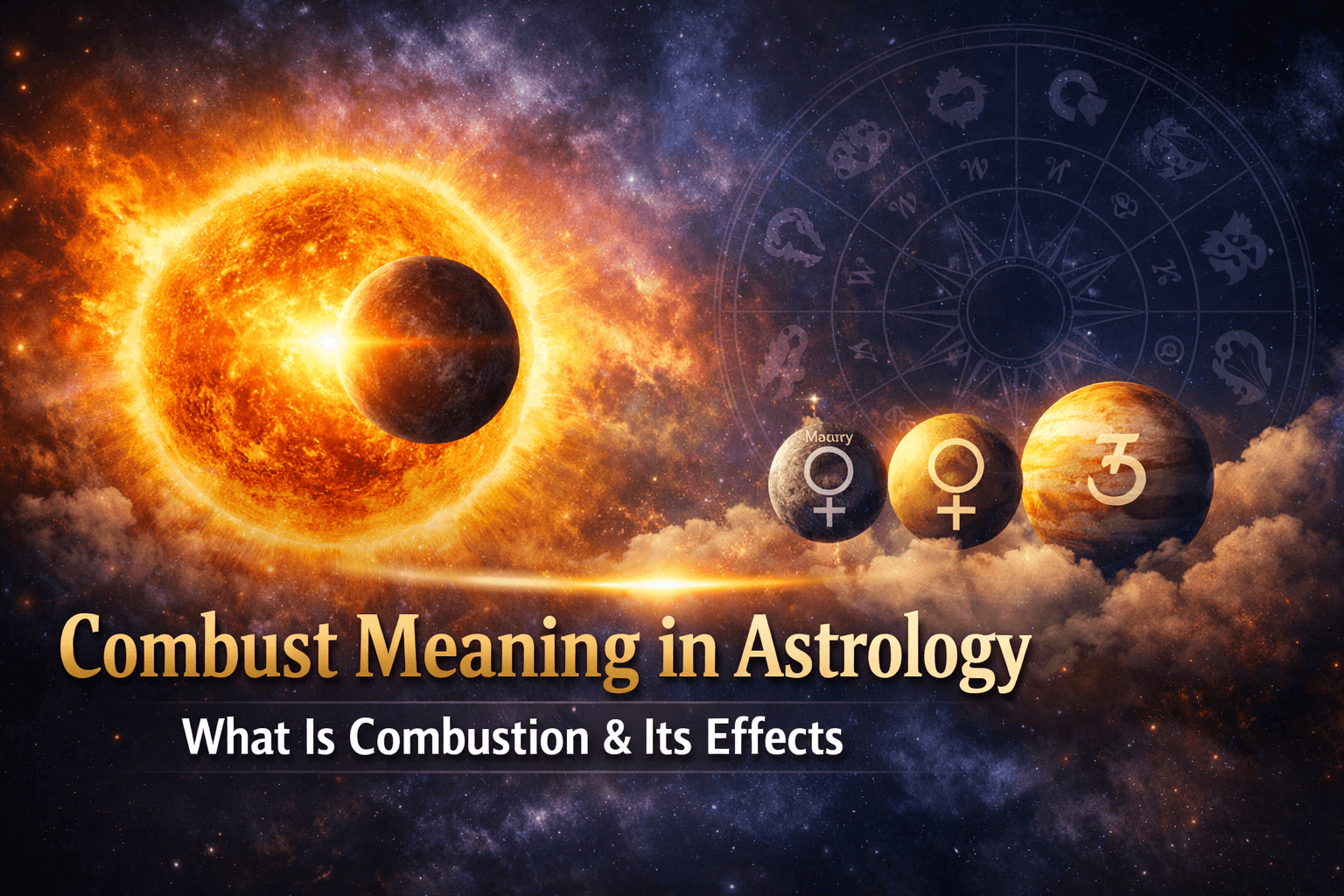 Combust Meaning in Astrology - What Is Combustion and How It Affects Your Birth Chart