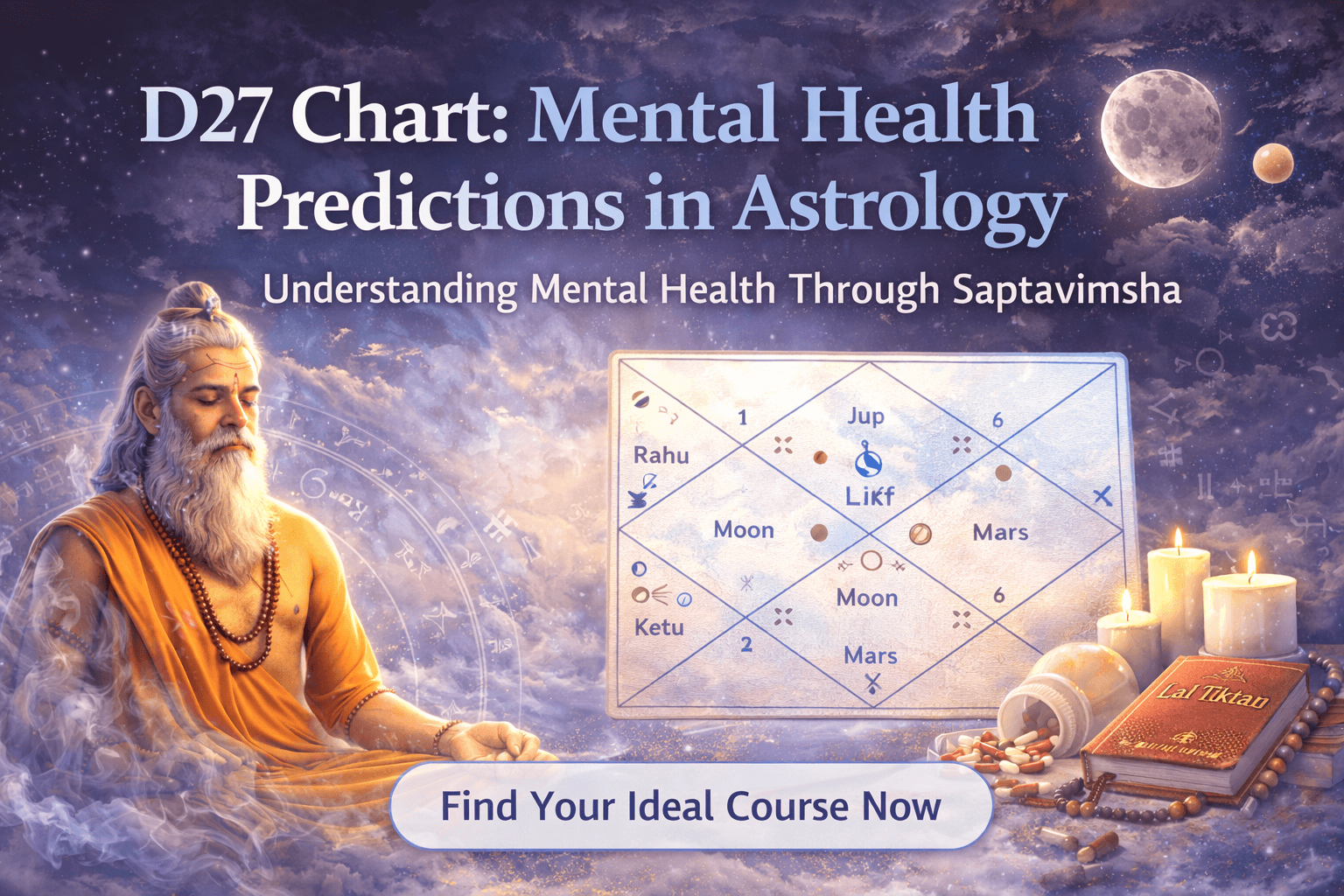 D27 Chart in Astrology: Understanding Mental Health Through Saptavimsha