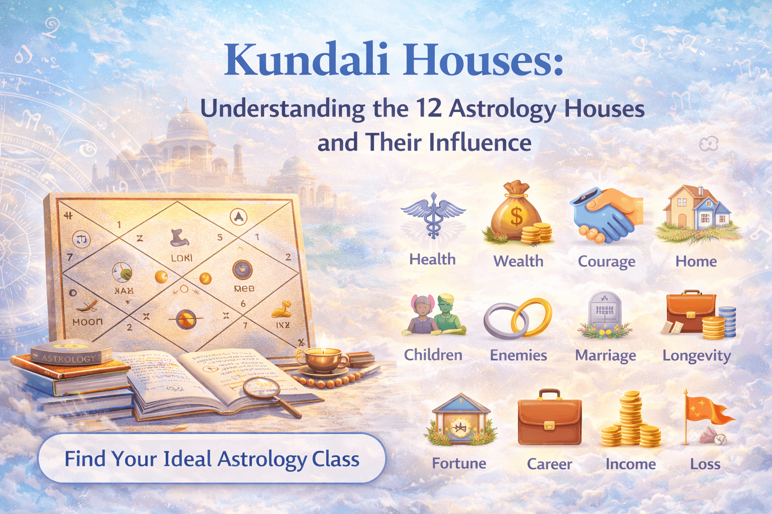 Kundali Houses - Understanding the 12 Astrology Houses and Their Influence