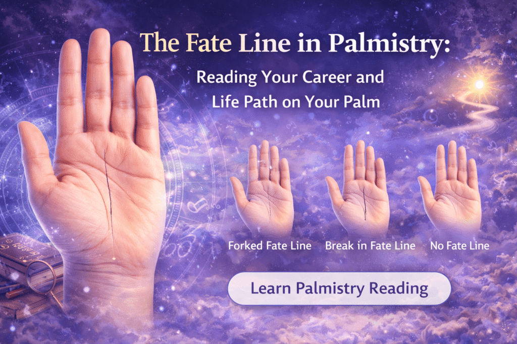 The Fate Line in Palmistry - Reading Your Career and Life Path on Your Palm