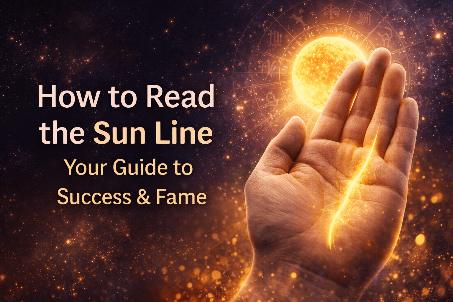 How to Read the Sun Line - Your Guide to Success & Fame